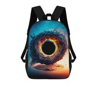 sinyumoney Cosmic Eye School Backpack Large Water Resistant Laptop Backpack for Teenage Girls Boys Women Men 17inch