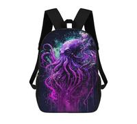 sinyumoney Cosmic Fantasy Octopus School Backpack Large Water Resistant Laptop Backpack for Teenage Girls Boys Women Men 17inch