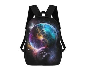 sinyumoney Cosmic Fantasy Planet Rucksack School Secondary High School College Backpack Travel for Campus Outdoor Travel Sports 17inch