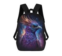 sinyumoney Cosmic Feathered Beast-2 Kids Backpack 17 Inch School Bag 3D Printed Cartoon School Backpacks for Boys And Teenager School Students