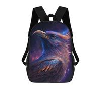 sinyumoney Cosmic Feathered Beast-6 17 Inch Backpacks Kids Schoolbag,3D Printed Elementary And Middle School Students Backpacks for Boys Girls