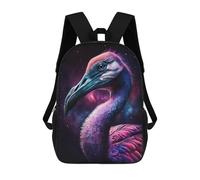sinyumoney Cosmic Flamingo Art Print-7 Backpack School Work Business College School for Men, Women & Teenage Boys 17inch