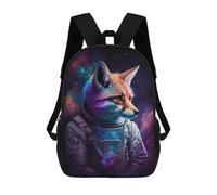 sinyumoney Cosmic Fox Astronaut Art Print-8 Backpack School Work Business College School for Men, Women & Teenage Boys 17inch