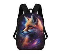sinyumoney Cosmic Fox Portrait-14 Rucksack School Secondary High School College Backpack Travel for Campus Outdoor Travel Sports 17inch