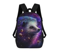 sinyumoney Cosmic Hedgehog Art Print-11 Rucksack School Secondary High School College Backpack Travel for Campus Outdoor Travel Sports 17inch