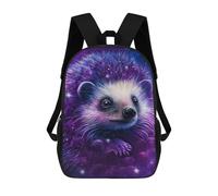 sinyumoney Cosmic Hedgehog Art Print-14 17inch School Bag 3D Printed Children's School Backpack Casual Fashion Travel Backpacks for Kids School Students