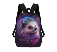 sinyumoney Cosmic Hedgehog Art Print-15 Backpack School Bag Business Durable Laptop Bag for Boys/Girls/Teenagers 17inch