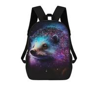 sinyumoney Cosmic Hedgehog Art Print-19 Backpack School Bag Rucksack Casual Daypacks School Work Travel Bag for Teenage Girls Boys Women Men 17inch