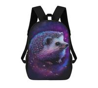 sinyumoney Cosmic Hedgehog Art Print-3 School Backpack Water Resistant School Bag Business Backpack for Girls Boys Teenage 17inch