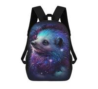 sinyumoney Cosmic Hedgehog Art Print-6 School Backpack Lightweight Airport College Students Back Pack for Boys/Girls/Teenagers 17inch