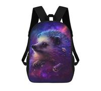 sinyumoney Cosmic Hedgehog Art Print-7 Backpack School Bag High Secondary School Bags Casual Backpack for Teenage Girls Boys Women Men 17inch