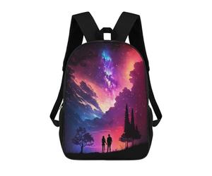 sinyumoney Cosmic Honeymoon Rucksack Daypacks Business Backpack Water Resistant Bookbag for Men/Women 17inch