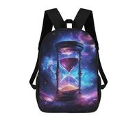 sinyumoney Cosmic Hourglass Timer-1 School Bags Lightweight Schoolbag Dayback Bookbag College for Boys/Girls/Teenagers 17inch