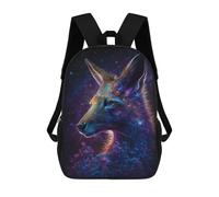 sinyumoney Cosmic Kangaroo Portrait-3 Backpack School Bag Lightweight Casual Daypack School Backpacks for Teenage Girls Boys Women Men 17inch