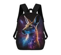 sinyumoney Cosmic Kangaroo Portrait-9 School Backpack Business Durable Laptop Bag for Camping Outdoor Adventures And Daily Travel 17inch