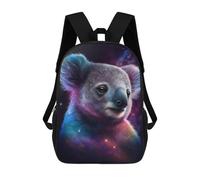 sinyumoney Cosmic Koala Art Print-13 Backpack School Bag Rucksack Casual Daypacks School Work Travel Bag for Teenage Girls Boys Women Men 17inch