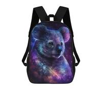 sinyumoney Cosmic Koala Art Print-16 School Backpack Business Laptop Rucksack Bag Unisex Casual Daypack for Men, Women & Teenage Boys 17inch