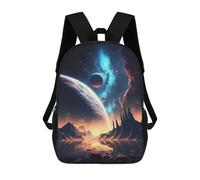 sinyumoney Cosmic Lake Oasis Rucksack Water Resistant School Bag Business Backpack for Men, Women & Teenage Boys 17inch