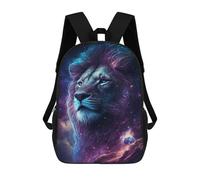 sinyumoney Cosmic Lion Art Print-19 School Backpack Water Resistant Travel Backpack Computer Bag for Men, Women & Teenage Boys 17inch