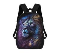 sinyumoney Cosmic Lion Art Print-21 Backpack School Bag High Secondary School Bags Casual Backpack - Perfect for Travel, Work And Daily Use 17inch