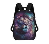 sinyumoney Cosmic Lion Art Print-24 Backpack School Bag Business Durable Laptop Bag for Campus Outdoor Travel Sports 17inch