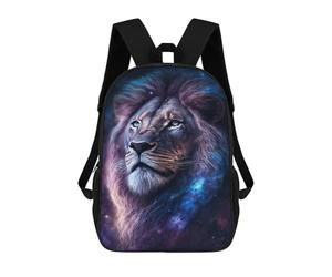 sinyumoney Cosmic Lion Portrait-6 Backpack School Bag Business Durable Laptop Bag for Boys/Girls/Teenagers 17inch
