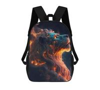 sinyumoney Cosmic Lion School Backpack for Girls Backpack Water Repellent Casual Daypack Lightweight Rucksack Boy Girl School Backpack 17inch