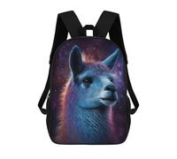 sinyumoney Cosmic Llama Portrait-10 Rucksack Business Laptop Rucksack Bag Unisex Casual Daypack for Girls Boys Teenage 17inch