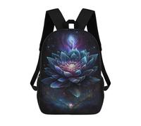 sinyumoney Cosmic Lotus Bloom-5 Rucksack Water Resistant School Bag Business Backpack for Boys/Girls/Teenagers 17inch