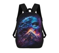 sinyumoney Cosmic Mountain Portrait-1 School Backpack Business Durable Laptop Bag for Camping Outdoor Adventures And Daily Travel 17inch