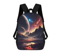 sinyumoney Cosmic Mountain Range Backpack 3D Printed School Bag For Boys High Capacity Travel Backpacks Book Bags Boys School Bag Mochila 17inch