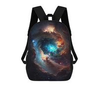 sinyumoney Cosmic Nebula Galaxy-5 Backpacks Kids 17inch School Backpack School Bag 3D Printed School Bag for Boys Elementary And Middle School Students