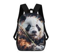 sinyumoney Cosmic Nebula Panda Backpack School Lightweight Casual Daypack School Backpacks for Teenage Girls Boys Women Men 17inch