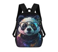 sinyumoney Cosmic Panda Explorer Backpack School Bag High Secondary School Bags Casual Backpack - Perfect for Travel, Work And Daily Use 17inch