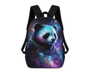 sinyumoney Cosmic Panda in Space Backpack School Bag Business Durable Laptop Bag for Campus Outdoor Travel Sports 17inch