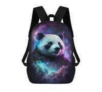 sinyumoney Cosmic Panda Portrait-1 School Backpack for Girls 17inch Casual Daypack Lightweight Rucksack Boy Girl Backpack for Middle School Students