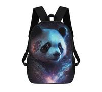 sinyumoney Cosmic Panda Portrait-3 School Backpack Water Resistant School Bag Business Backpack for Men/Women 17inch