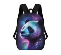sinyumoney Cosmic Panda Portrait Backpack School Bag Business Durable Laptop Bag for Campus Outdoor Travel Sports 17inch