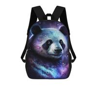 sinyumoney Cosmic Panda Wall Art School Backpack Water Resistant School Bag Business Backpack for Men/Women 17inch