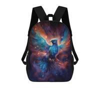 sinyumoney Cosmic Phoenix Art Print-1 Rucksack Rucksack Casual Daypacks School Work Travel Bag for Men, Women & Teenage Boys 17inch