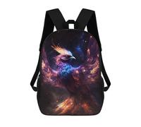 sinyumoney Cosmic Phoenix Rising School Backpack Work Laptop Backpack Rucksack Bag for Teenage Girls Boys Women Men 17inch