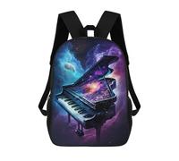 sinyumoney Cosmic Piano Keys-1 Backpack School Large School Backpack for Boys for Teenage Girls Boys Women Men 17inch