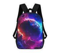 sinyumoney Cosmic Planetcape Rucksacks 3D Printed Children Backpacks Fashion Casual Daypack Cute Travel Bags Outdoor Casual Daypack for Boy And Girl 17inch