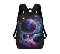 sinyumoney Cosmic Planets in Space Rucksack Water Resistant Travel Backpack Computer Bag for Teenage Girls Boys Women Men 17inch
