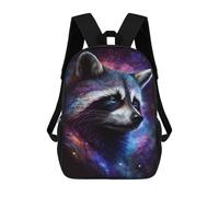 sinyumoney Cosmic Raccoon Art Print-26 Rucksack Water Resistant Computer Rucksack for Camping Outdoor Adventures And Daily Travel 17inch