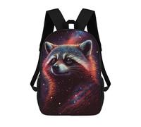 sinyumoney Cosmic Raccoon Art Print-32 Rucksack Water Resistant Computer Rucksack for Camping Outdoor Adventures And Daily Travel 17inch