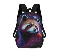 sinyumoney Cosmic Red Panda Art Print-10 School Backpack Business Durable Laptop Bag for Camping Outdoor Adventures And Daily Travel 17inch
