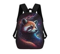 sinyumoney Cosmic Red Panda Art Print-6 Backpack School Bag Travel College Rucksack Backpacks for Girl, Teen Girls 17inch