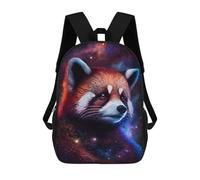 sinyumoney Cosmic Red Panda Portrait-1 Backpack School Daypacks Business Backpack Water Resistant Bookbag for Boys/Girls/Teenagers 17inch