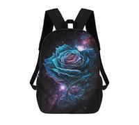 sinyumoney Cosmic Rose Bloom School Bags School Secondary High School College Backpack Travel for Men, Women & Teenage Boys 17inch